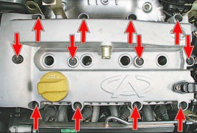 Замена заглушки блока цилиндров чери тиго